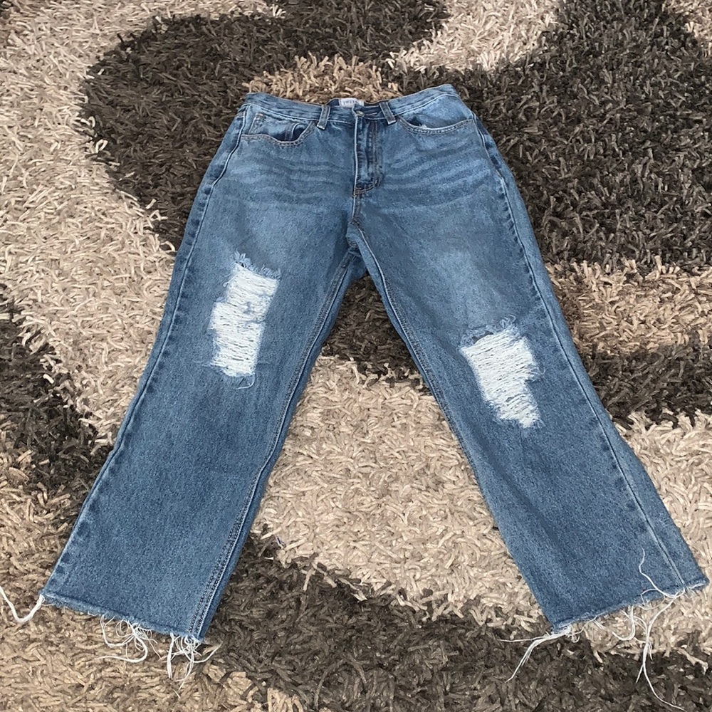 Twelve by ontwelfth jeans straight leg size 27 inseam 24 good cond